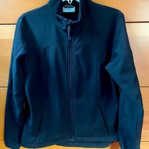 Fleece lined water resistant jacket